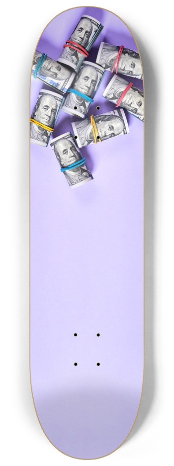 Money Rolls 8-1/4 Skateboard Deck
