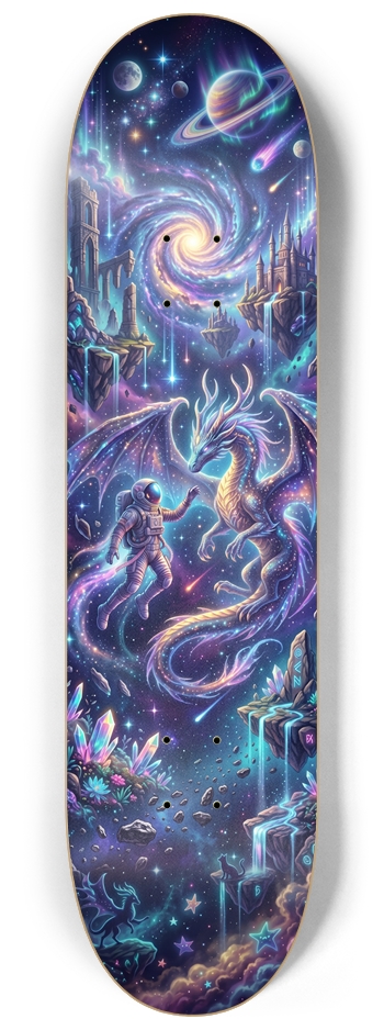 Cosmic Dragon Encounter 8-1/4 Skateboard Deck